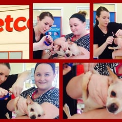 Well Pets Economy Clinics - "Sonny" Hart being held for his nail trim!