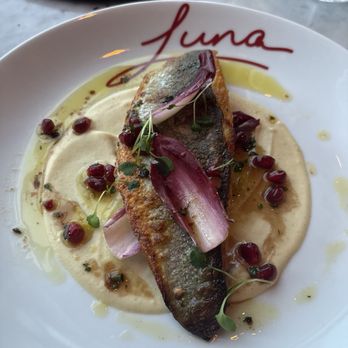 Luna By Giada - Half the Branzino fish dinner entree - Italian Near Me - Scottsdale, Arizona Luna By Giada - Half the Branzino fish dinner entree - Italian Near Me - Scottsdale, Arizona