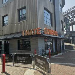 I Hate Cowboys - Outside, entrance.