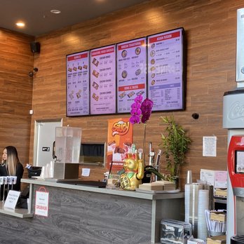 Bonchon Arden - Menu and front counter - Chicken Shop Near Me - Sacramento, California Bonchon Arden - Menu and front counter - Chicken Shop Near Me - Sacramento, California