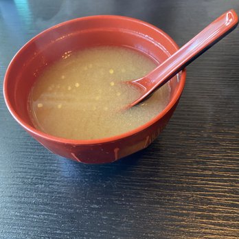 Yellowtail Japanese Bistro - miso soup - Sushi Bars Near Me - Fairfield, New Jersey Yellowtail Japanese Bistro - miso soup - Sushi Bars Near Me - Fairfield, New Jersey