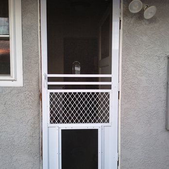 Screenmobile - Whittier - My very sturdy new built in dog door and screen door. So nice not to have to let my dogs out constantly. I love it! - Windows Installation Near Me Screenmobile - Whittier - My very sturdy new built in dog door and screen door. So nice not to have to let my dogs out constantly. I love it! - Windows Installation Near Me