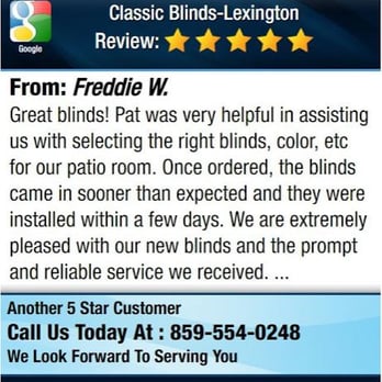 Classic Blinds - Shades & Blinds Near Me - Lexington, Kentucky