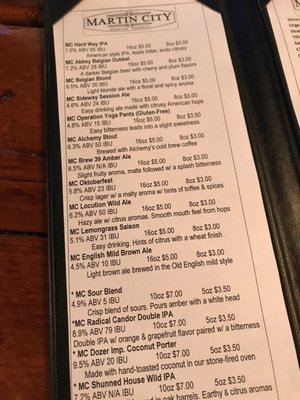 Menu photo 7 Martin City Overland Park, KS
