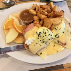 Restaurant Patachou - Ham and Swiss Eggs Benedict