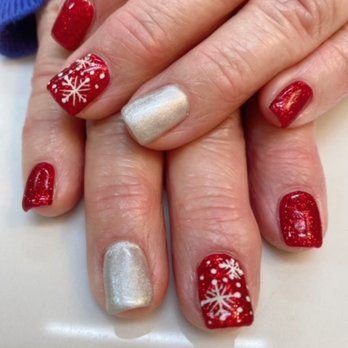 Springfield Nail - Xmas snowflake nails - look gift wrapped! - Nail Salons Near Me - Oakland Gardens, New York Springfield Nail - Xmas snowflake nails - look gift wrapped! - Nail Salons Near Me - Oakland Gardens, New York