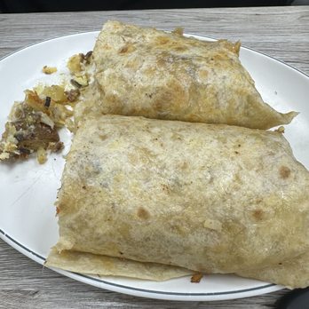 Gus Restaurant - Breakfast burrito $13.50 huge delicious - Breakfast & Brunch Near Me - Bakersfield, California