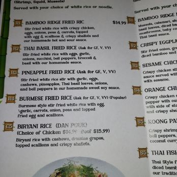 Bamboo Ridge - Thai Near Me - Buffalo, New York
