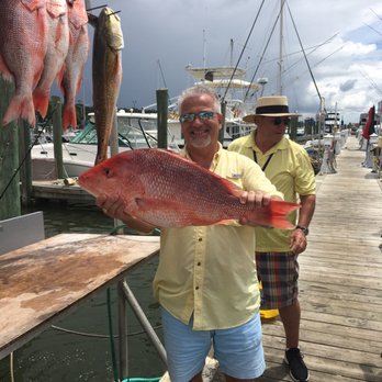 Spray Ya Later Fishing Charters - A BIG red Snapper -- wooooo he was a fight! - Boat Charters Near Me - Biloxi, Mississippi