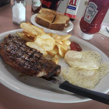 Wren's Cafe - Yum! This steak was sooooo flavorful! I didn't even need the steak sauce it was so buttery and seasoned just right! - Breakfast & Brunch Near Me - Vacaville, California Wren's Cafe - Yum! This steak was sooooo flavorful! I didn't even need the steak sauce it was so buttery and seasoned just right! - Breakfast & Brunch Near Me - Vacaville, California