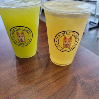 Tea-riffic Churro - Sugar cane juice and kumquat green tea. - Bubble Tea Near Me - Glendale, Arizona