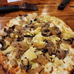 Palermo with added mushrooms