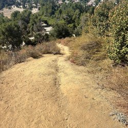 poopout trail - This is a picture of probably the least steep incline after we hiked up it