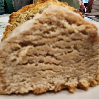 Green Kettle Coffee - cross section of Cinnamon Chai Scone - Coffee & Tea Near Me - Wallingford, Connecticut