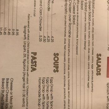 John's Italian Restaurant - Interesting soup choices for an Italian restaurant (yes, I know what Stracciatella is but egg drop is widely synonymous with Asian cuisine). - Italian Near Me - Lake Ariel, Pennsylvania John's Italian Restaurant - Interesting soup choices for an Italian restaurant (yes, I know what Stracciatella is but egg drop is widely synonymous with Asian cuisine). - Italian Near Me - Lake Ariel, Pennsylvania