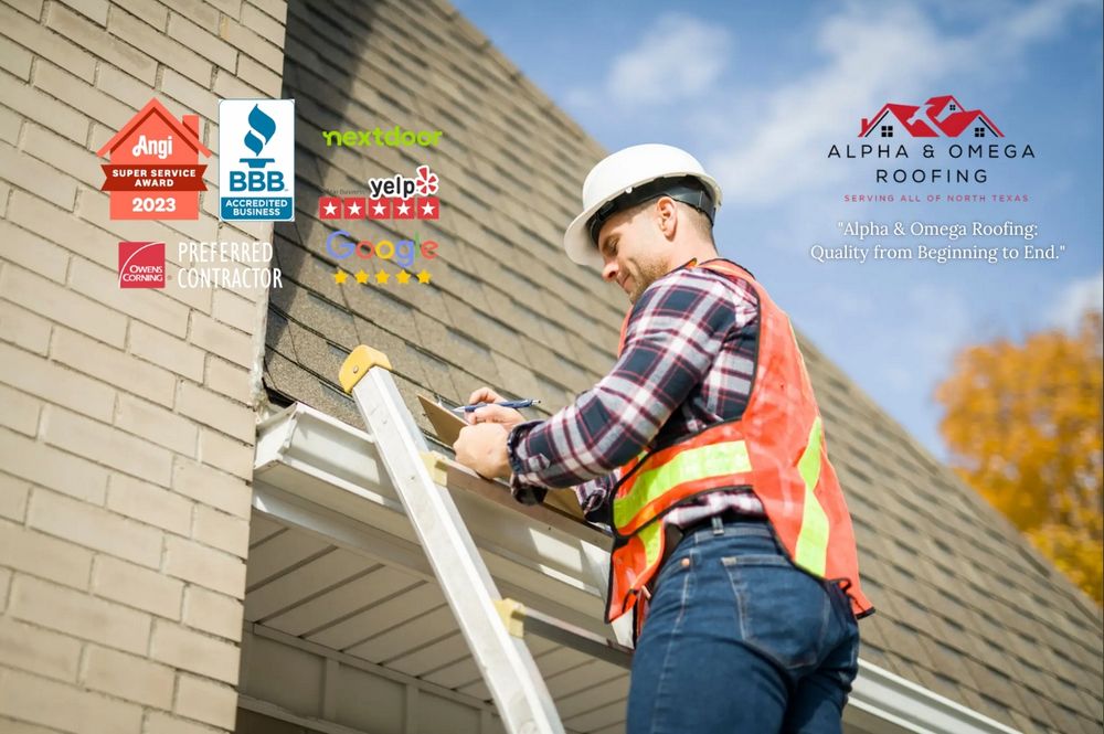 Slide of Alpha and Omega Roofing