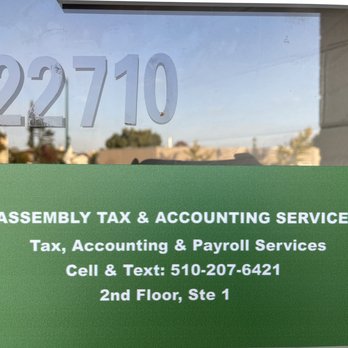 Assembly Tax & Accounting Services - Tax Services Near Me - Hayward, California Assembly Tax & Accounting Services - Tax Services Near Me - Hayward, California