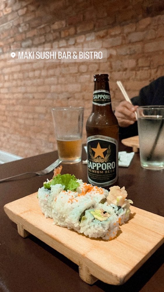 Food from Maki Sushi Bar & Bistro