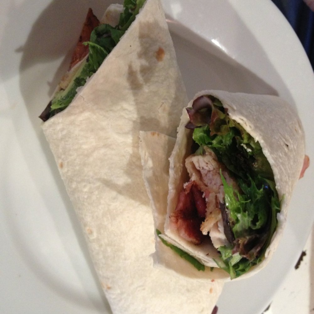 Mezzanine Style - Chicken Caesar Salad Wrap - very good! - Coffee & Tea Near Me - Forbes, NSW