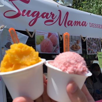 Sugar Mama Desserts - Strawberry and mango ice cream - Ice Cream & Frozen Yogurt Near Me - Milpitas, California