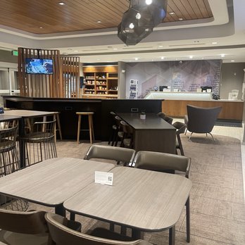 SpringHill Suites by Marriott Denver Parker - Open space near where morning breakfast is served. - Hotels Near Me - Parker, Colorado SpringHill Suites by Marriott Denver Parker - Open space near where morning breakfast is served. - Hotels Near Me - Parker, Colorado