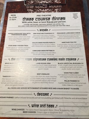 Menu photo 2 The Spice Room Sydney, NSW