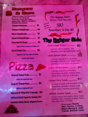 Menu photo 1 Bull Shooters Phoenix, AZ Menu photo 1 Bull Shooters Phoenix, AZ