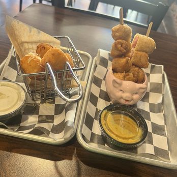 The Mason Jar - Pigs in a blanket and Mac n cheese balls - American Near Me - Greer, South Carolina