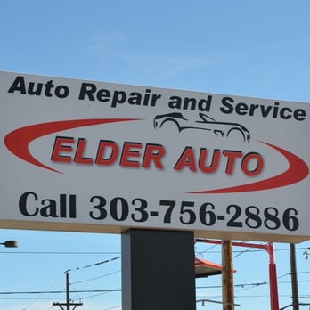 Elder Auto - Evans Ave Sign - Auto Repair Near Me - Denver, Colorado Elder Auto - Evans Ave Sign - Auto Repair Near Me - Denver, Colorado
