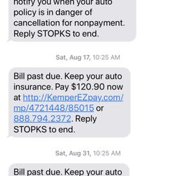 AALL Insurance Group - Messages they send