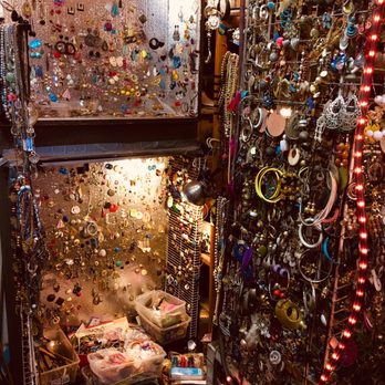All Things and More - Earring Wall - Thrift Stores Near Me - Sun Valley, California