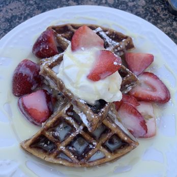 Sage Social Eatery - Strawberry waffles - Latin American Near Me - Covina, California