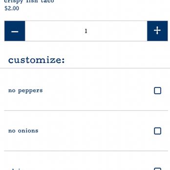 bartaco Seaport - Kids menu does not include any of these options, so why are they available to select? - Tacos Near Me - Boston, Massachusetts
