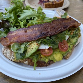 Foreigner - Avocado Egg Toast (w/ Bacon) - Breakfast & Brunch Near Me - San Mateo, California Foreigner - Avocado Egg Toast (w/ Bacon) - Breakfast & Brunch Near Me - San Mateo, California