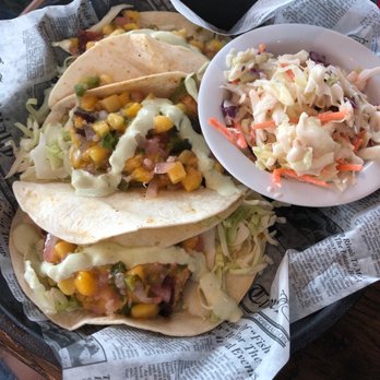 Crabby's Dockside - Mahi tacos - Seafood Near Me - Clearwater Beach, Florida