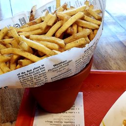 Side of salted fries