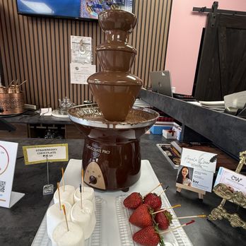 Chocolate Whisper Patiserrie - Chocolate fountain at register - Turkish Near Me - Mt. Juliet, Tennessee Chocolate Whisper Patiserrie - Chocolate fountain at register - Turkish Near Me - Mt. Juliet, Tennessee