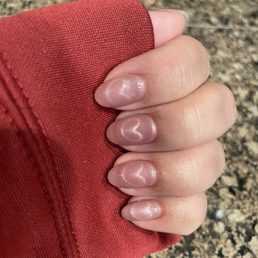 Builder gel with cat eye