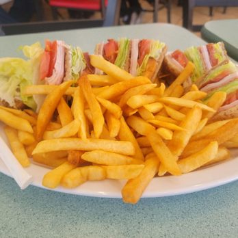 Penny's Burgers - Club sandwich with fries - Burgers Near Me - Los Angeles, California Penny's Burgers - Club sandwich with fries - Burgers Near Me - Los Angeles, California