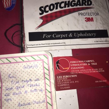 Ferguson Carpet Cleaning and Upholstery - Note from customer - Carpet Cleaning Near Me Ferguson Carpet Cleaning and Upholstery - Note from customer - Carpet Cleaning Near Me