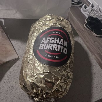Afghan Burrito - Golden Burrito - Mexican Near Me - Berkeley, California