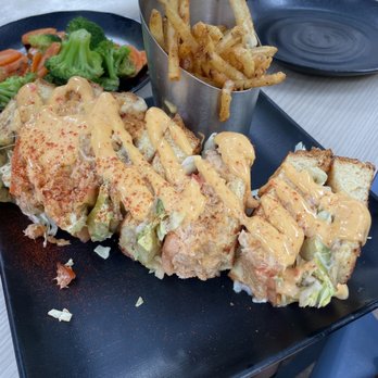 Down the Hatch Maui - Lobster and Crab Stuffed Grilled Cheese - Seafood Near Me - Lahaina, Hawaii