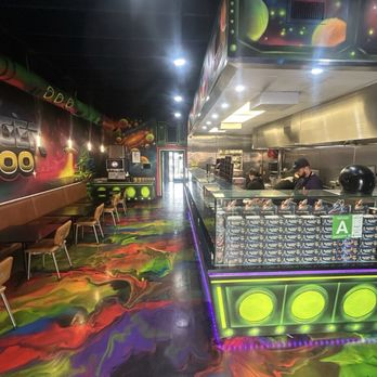 Burger 3000 - The interior is awesome! - Fast Food Near Me - North Hollywood, California