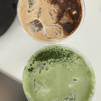 Danbi Coffee - Einspanner & matcha rain cream - Coffee & Tea Near Me - Pasadena, California