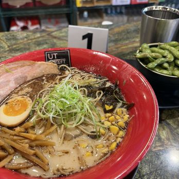 UT Craft Ramen - Black garlic ramen and truffle edamame - Ramen Near Me - Midvale, Utah UT Craft Ramen - Black garlic ramen and truffle edamame - Ramen Near Me - Midvale, Utah