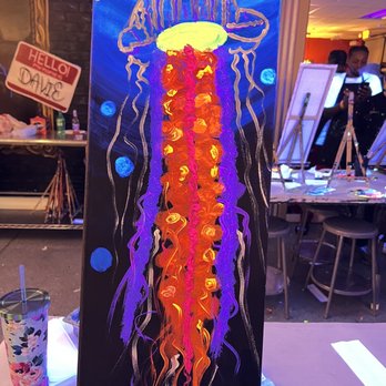 Painting with a Twist - The Final product! - Art Classes Near Me - Davie, Florida Painting with a Twist - The Final product! - Art Classes Near Me - Davie, Florida