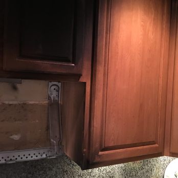 G R Dahl Construction - Damage done by fire and smoke BEFORE GR DAHL came to the rescue and saved our cabinets! - General Contractors Near Me