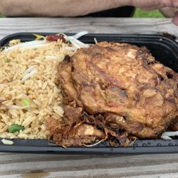 Xing Long Chinese Restaurant - Pork egg foo yong there are two of them and fried rice