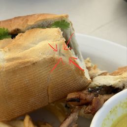 Curry Dip Sandwich