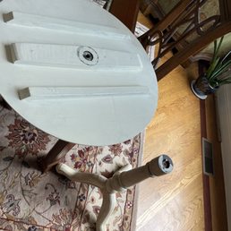 Broken side table
